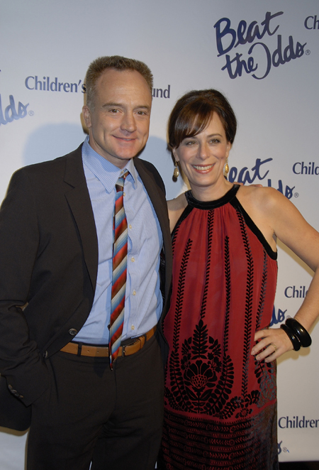 Bradley and Jane at a red carpet event.